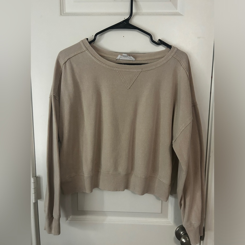 Pink rose Tops | Pink rose sweatshirt Size M